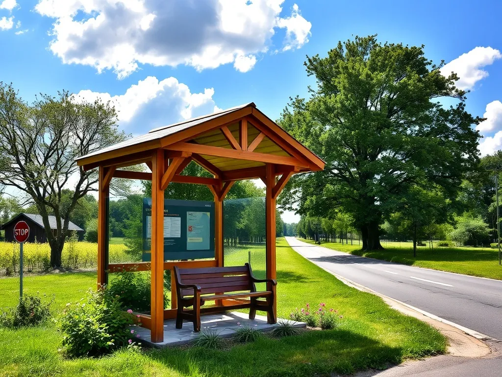Małe wiaty przystankowe – rozwiązania dla gmin i mniejszych miejscowości