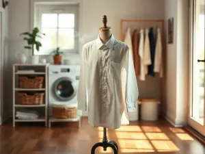 Nowoczesny mikser ręczny na blacie obok ubitej śmietany i skorupek jaj, w jasnej, minimalistycznej kuchni.