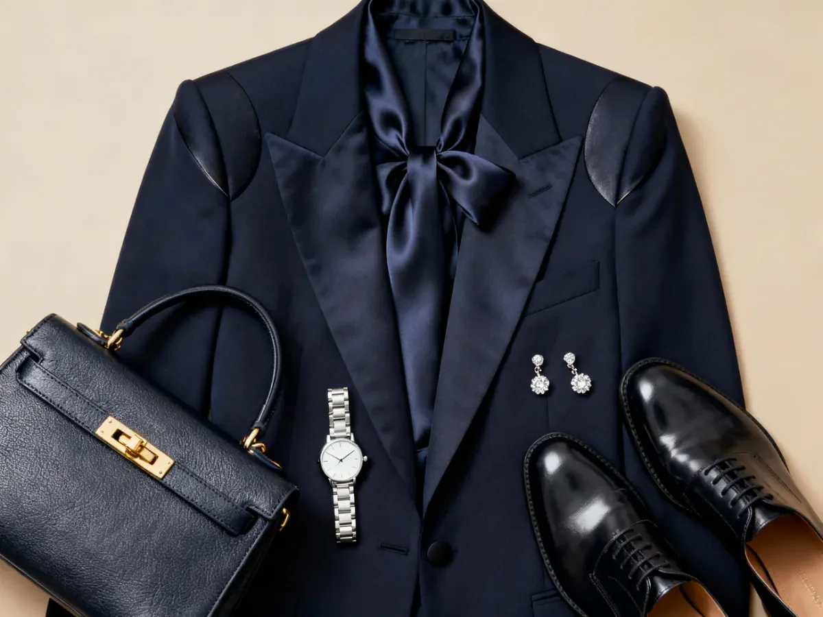 Eleganckie damskie i męskie dodatki w stylu glamour